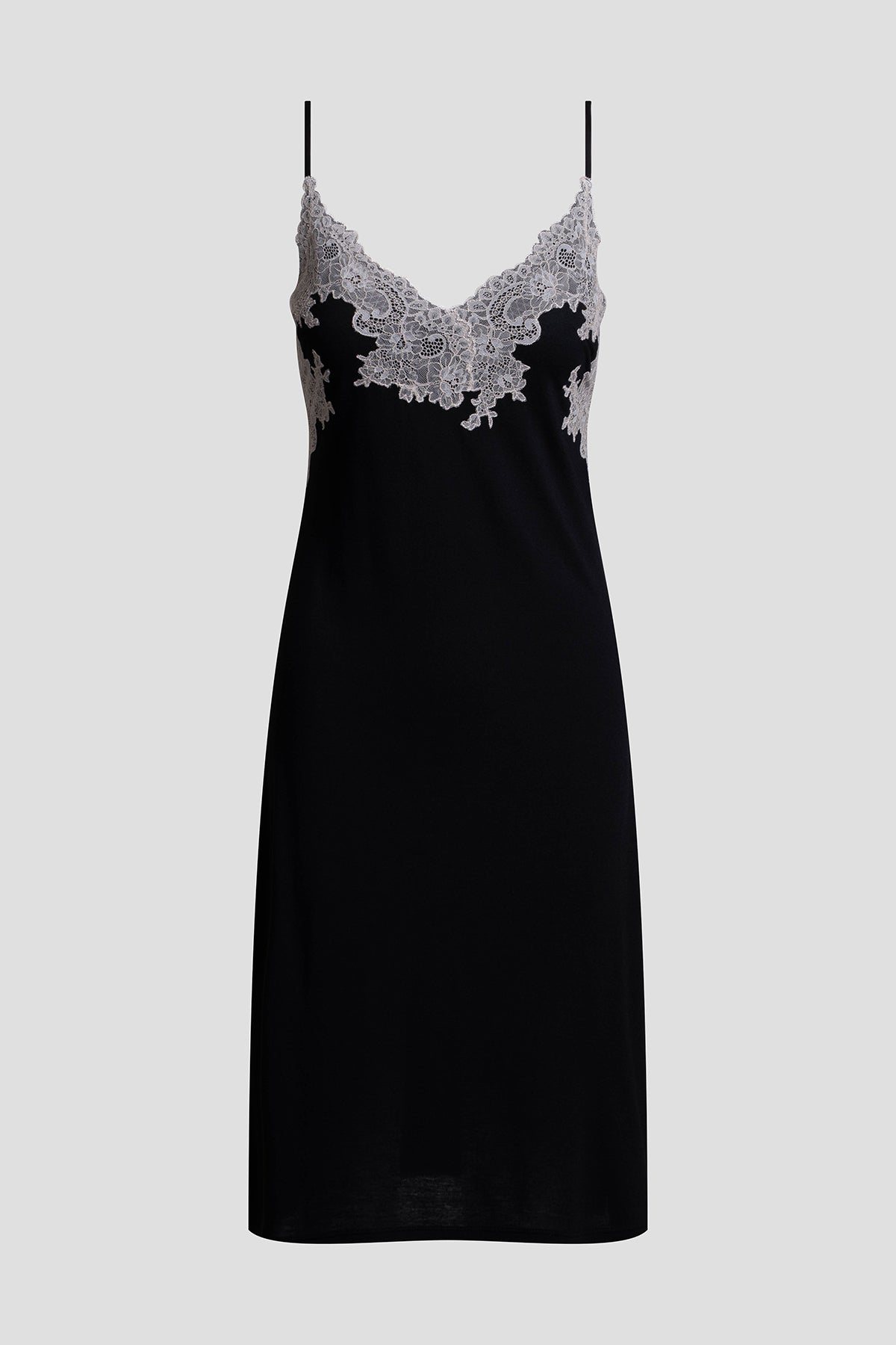 Natori Buy Luxe Shangri-La TENCEL™ Chemise in Black/Cocoon Online