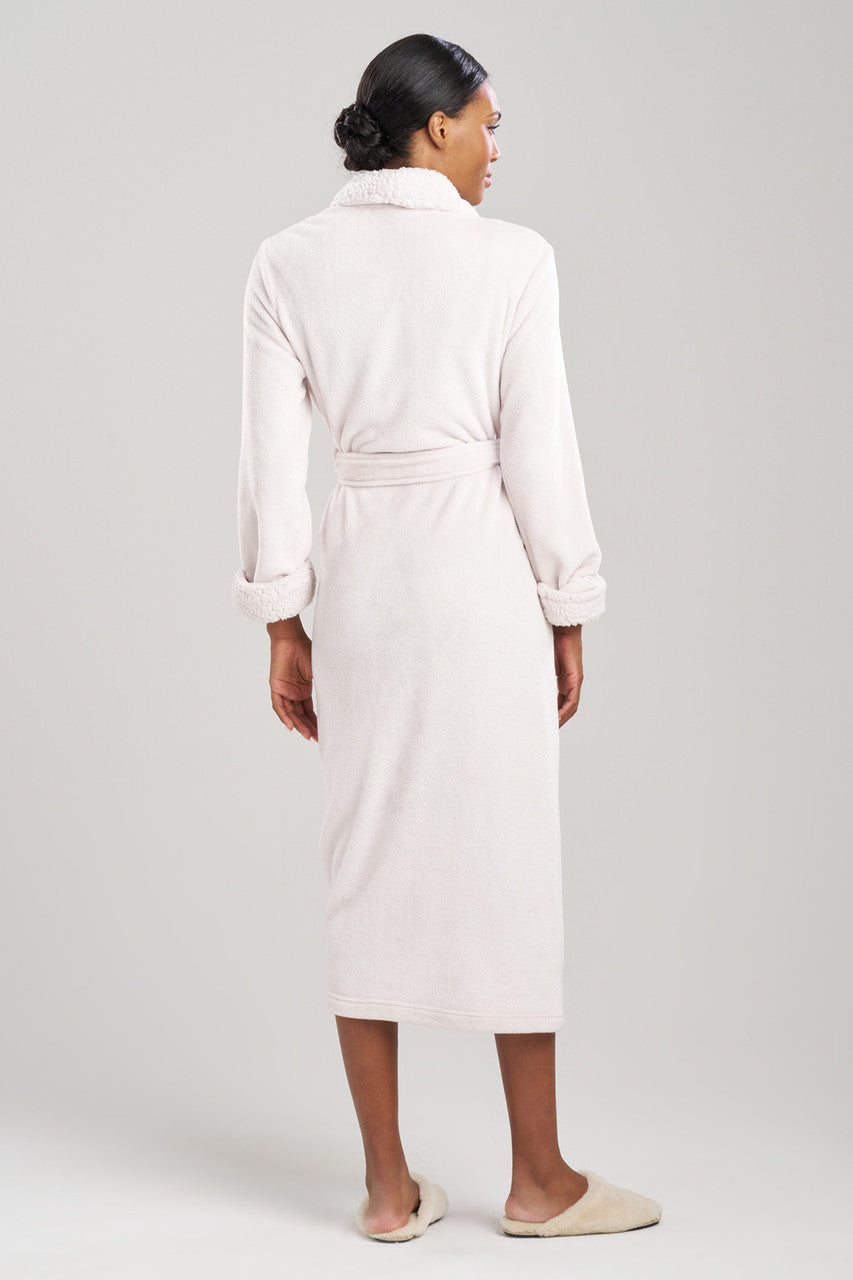 Natori Buy Plush Sherpa Robe in Bone Online