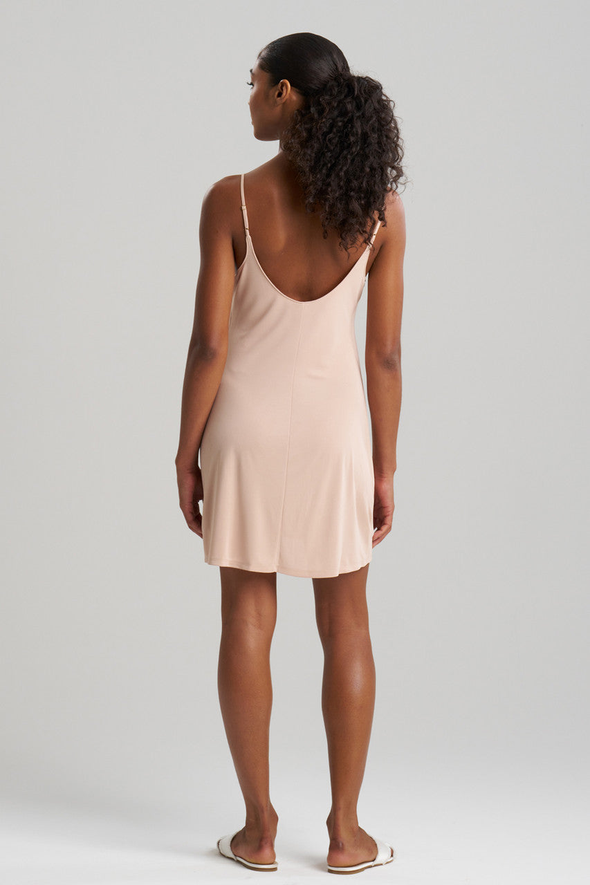 Natori Buy Body Doubles Lace Applique Chemise in Café Online