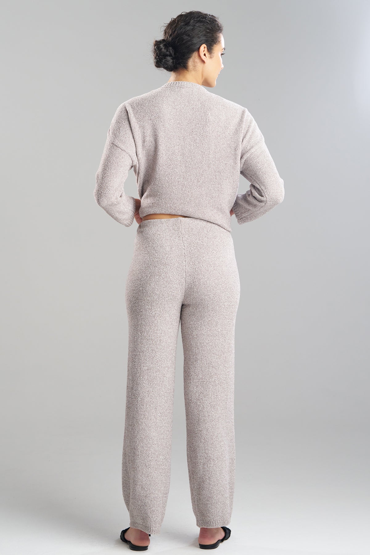 Natori Buy Aura Heather Chenille Straight Leg Pants in Truffle Online