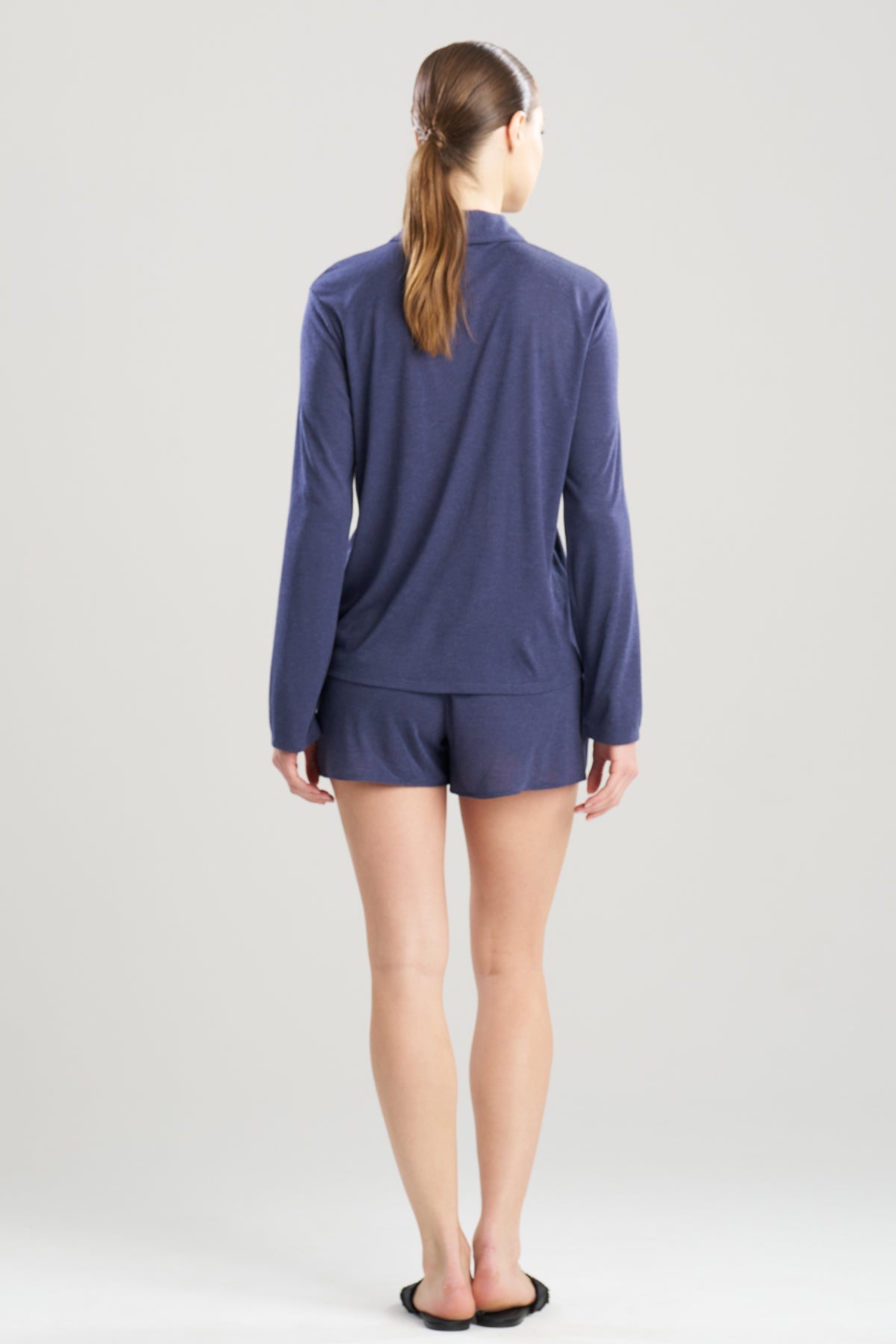 Natori Shangri-La Embroidered TENCEL™ Notch Shorts PJ