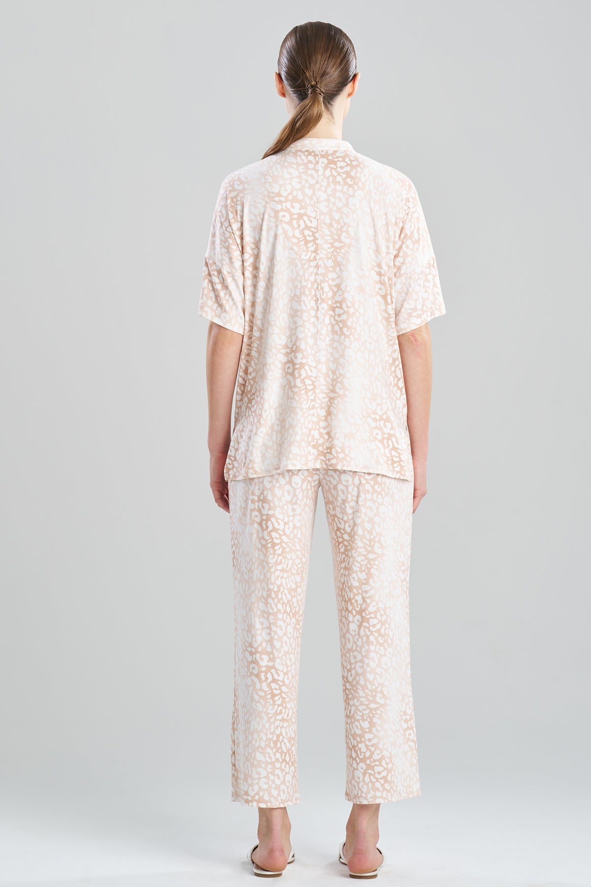 Natori Misty Leopard Cozy Knit PJ