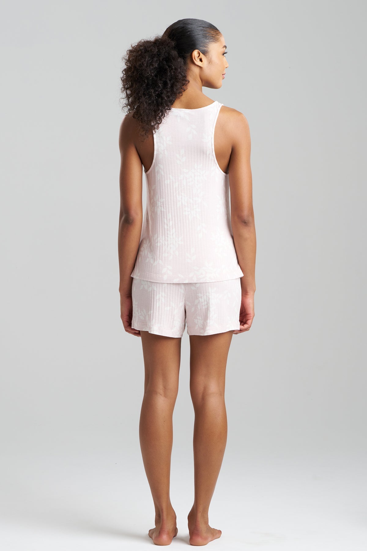 Natori Aria Printed Rib Ease Shorts PJ