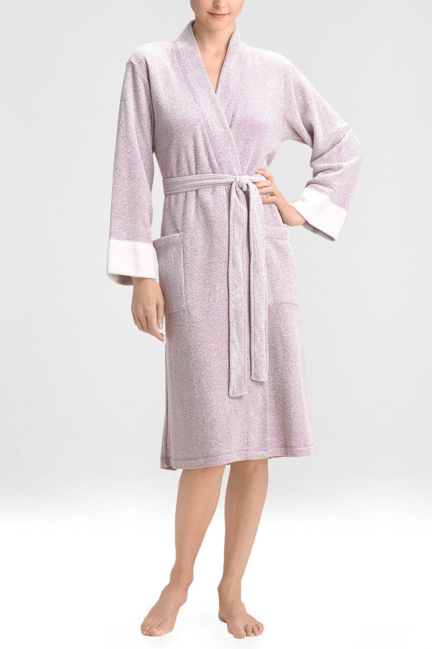 Natori Buy Nirvana Brushed Terry Robe in Royal Purple Online