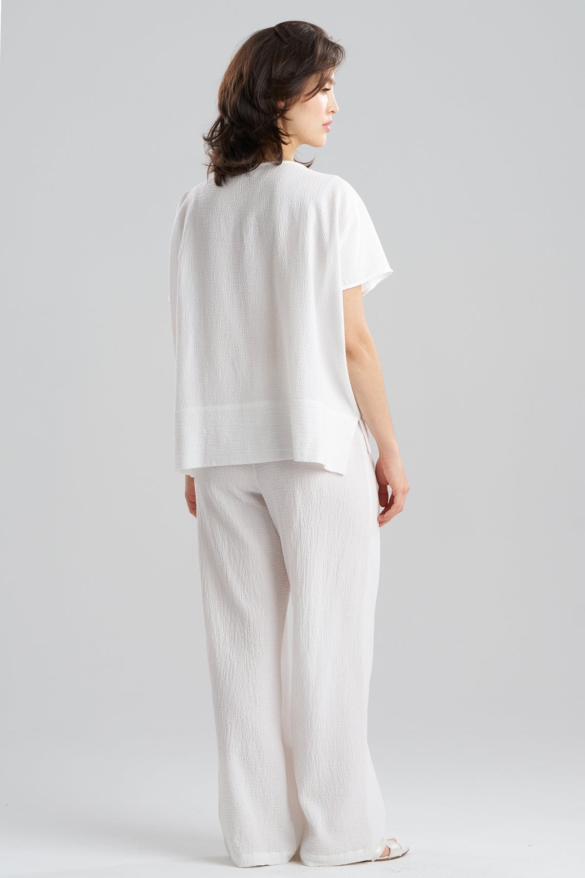 Natori Onsen Cotton Wedge Top