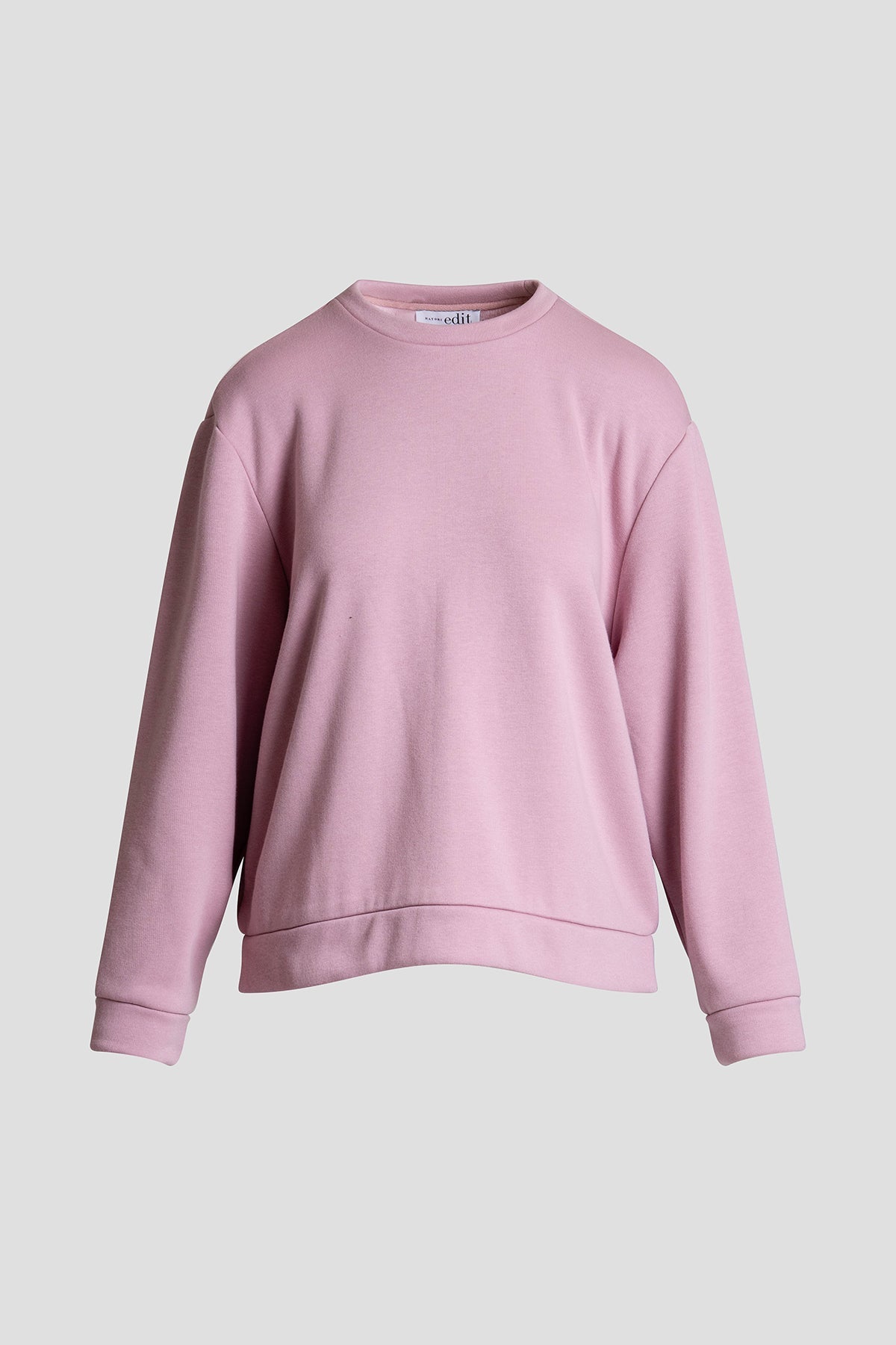 Natori Nova Cozy Brushed Knit Everywhere Crew Neck Top