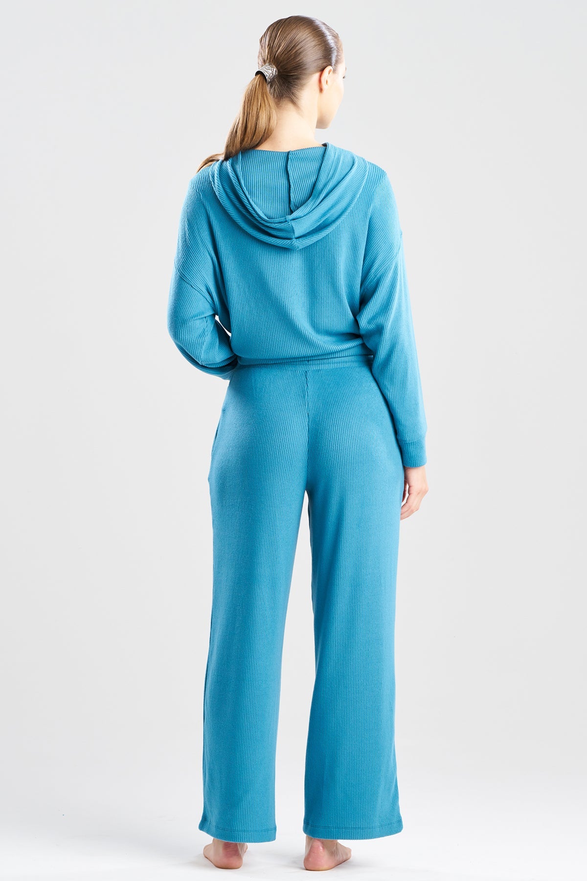 Natori Eden Rib Knit Everywhere Straight Leg Pants