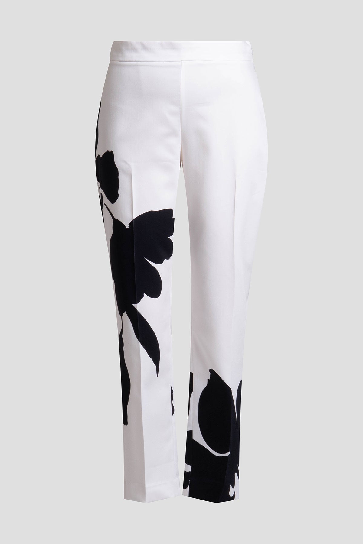 Natori Peony Cotton Chino Side Zip Pants