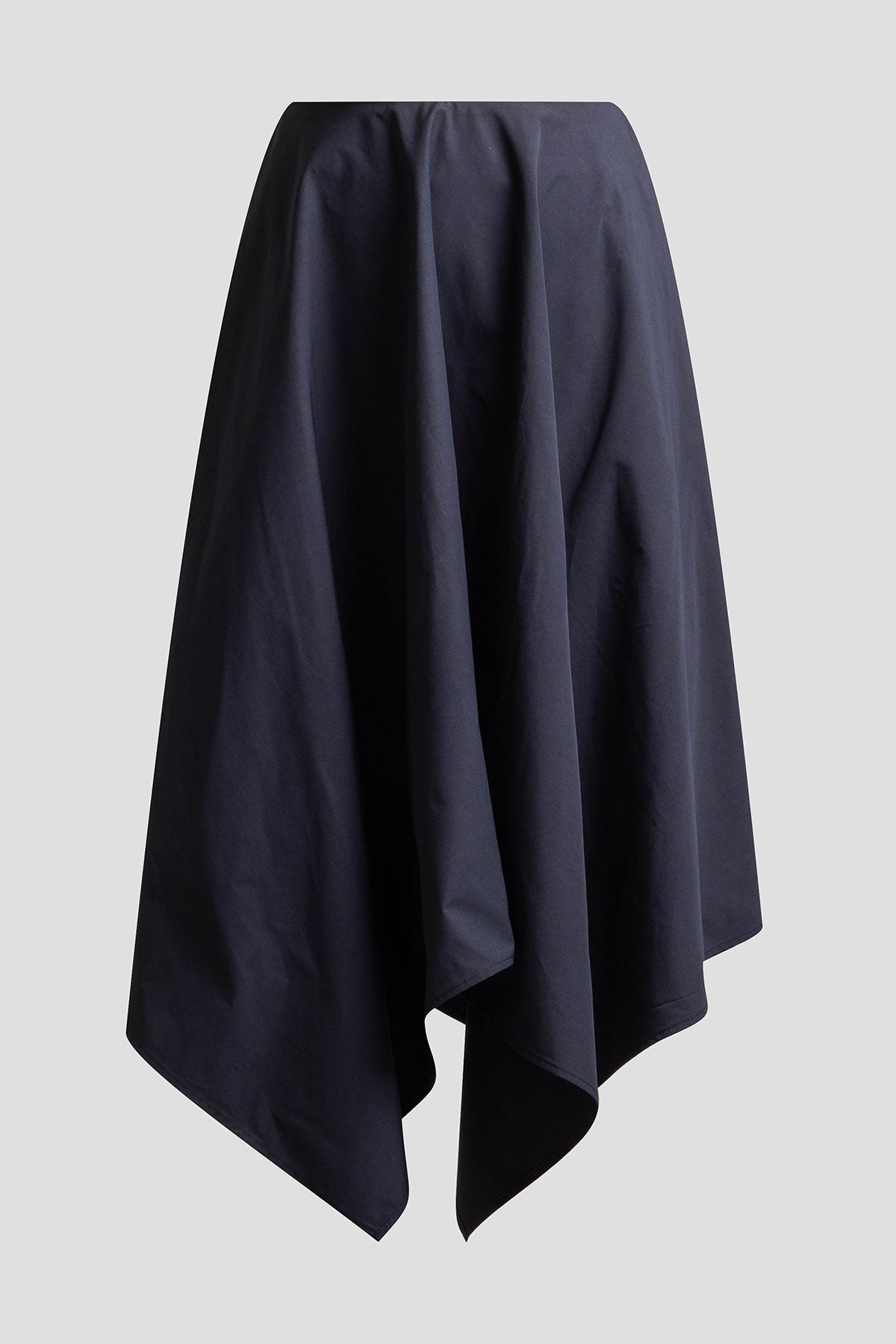 Natori Tech Cotton Taffeta Handkerchief Hem Skirt