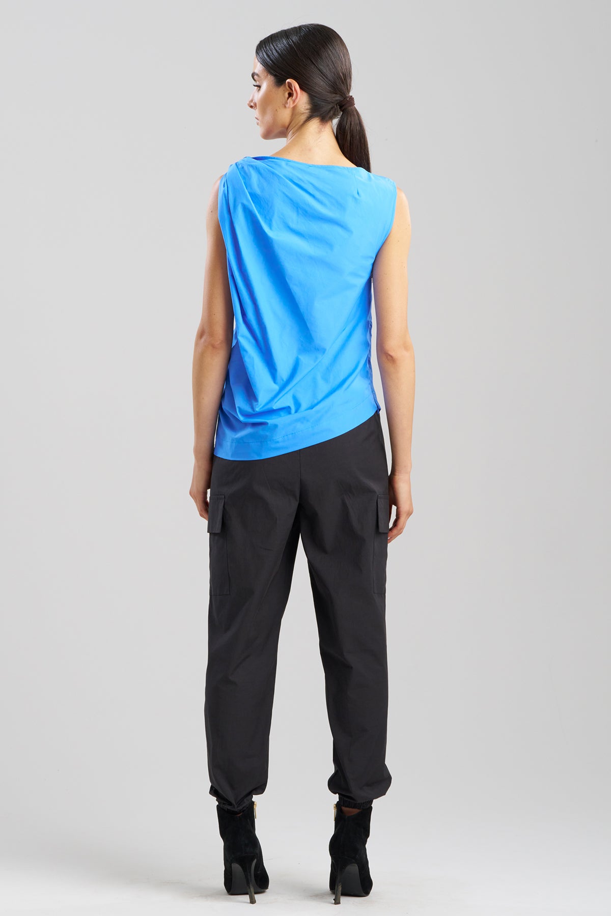 Natori Techno Poplin Origami Top