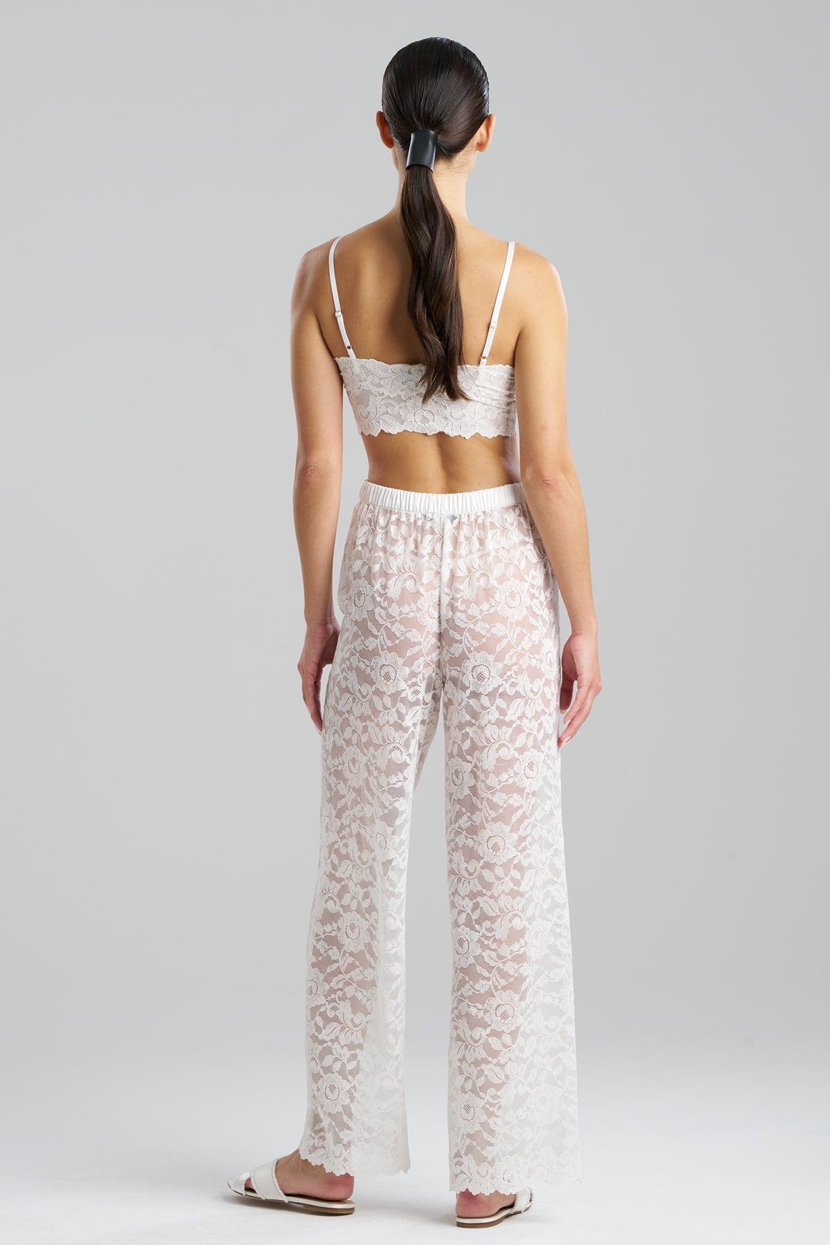 Natori Peony Allover Lace Pants