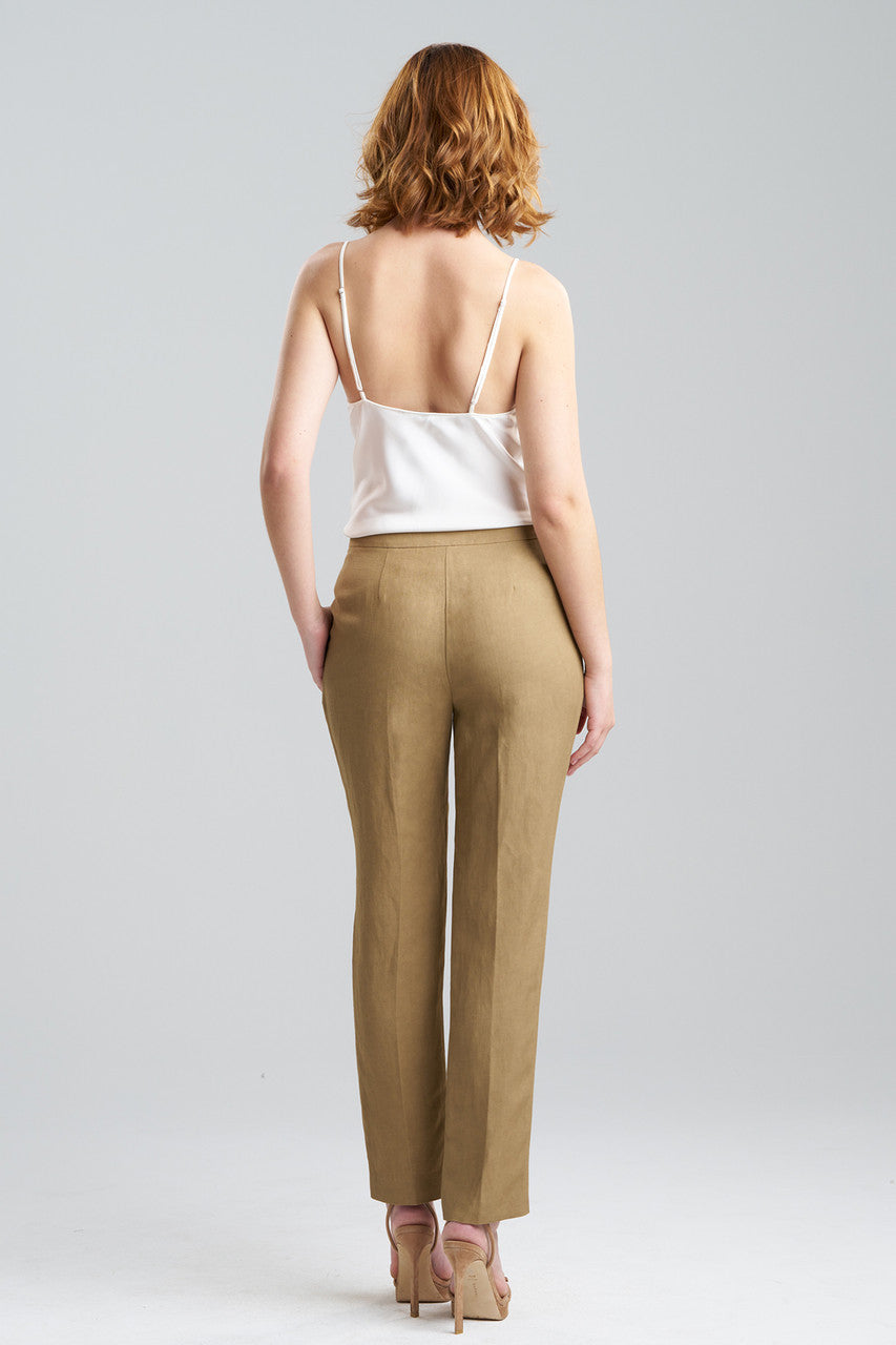 Natori Buy Linen Slim Pants in Chai Online
