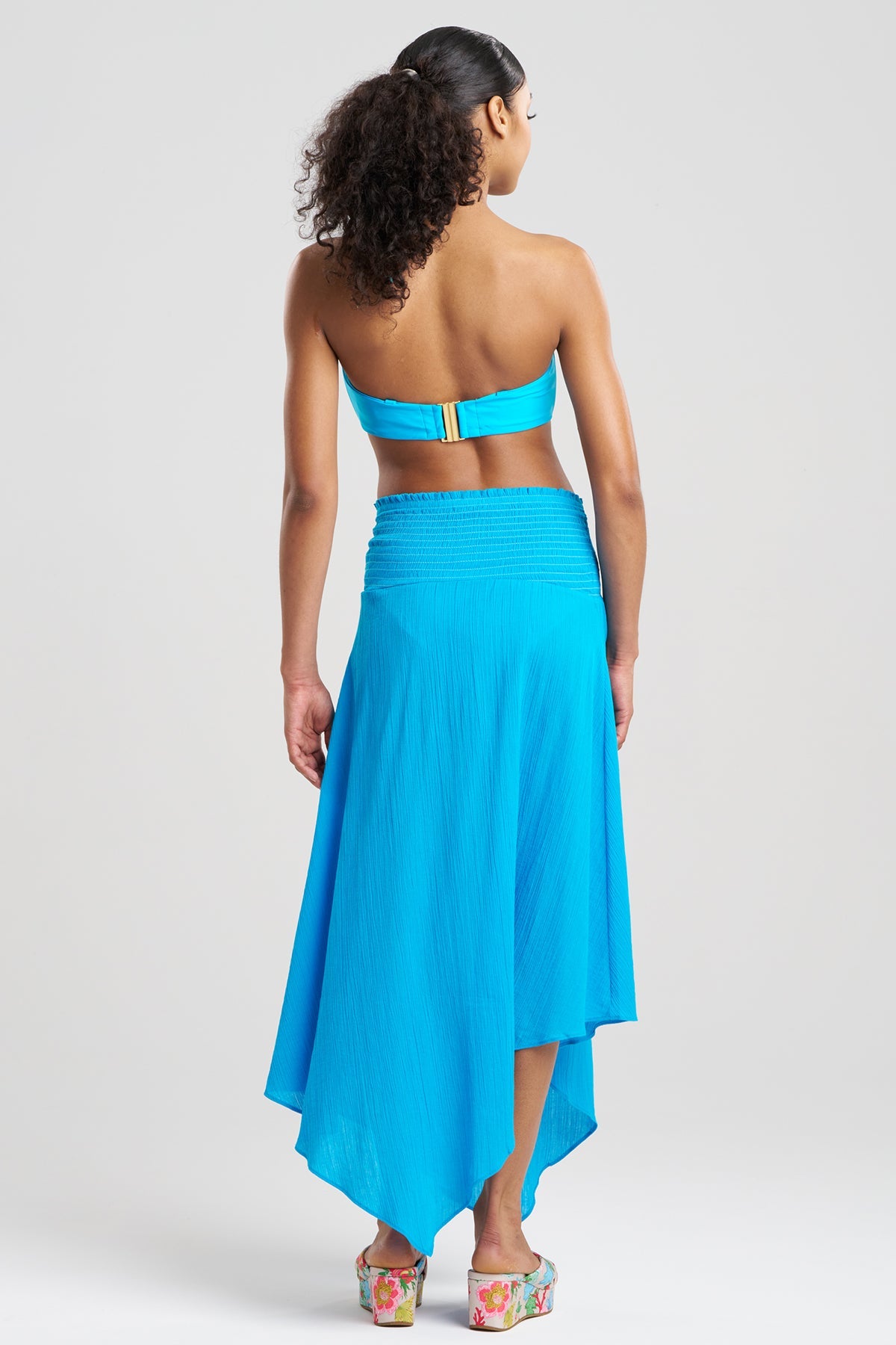 Natori Cotton Gauze Bandeau Dress