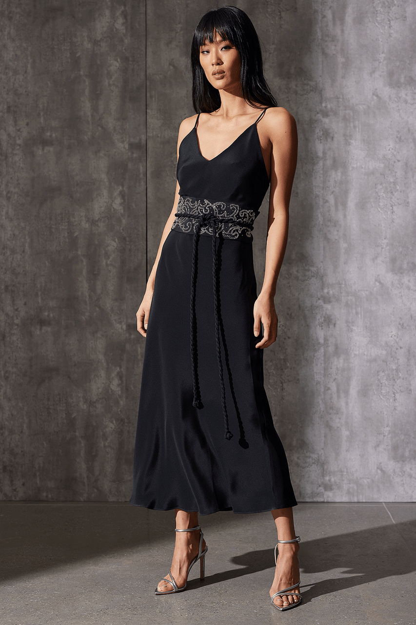 Natori Buy Couture Silk Crepe Gown in Black Online
