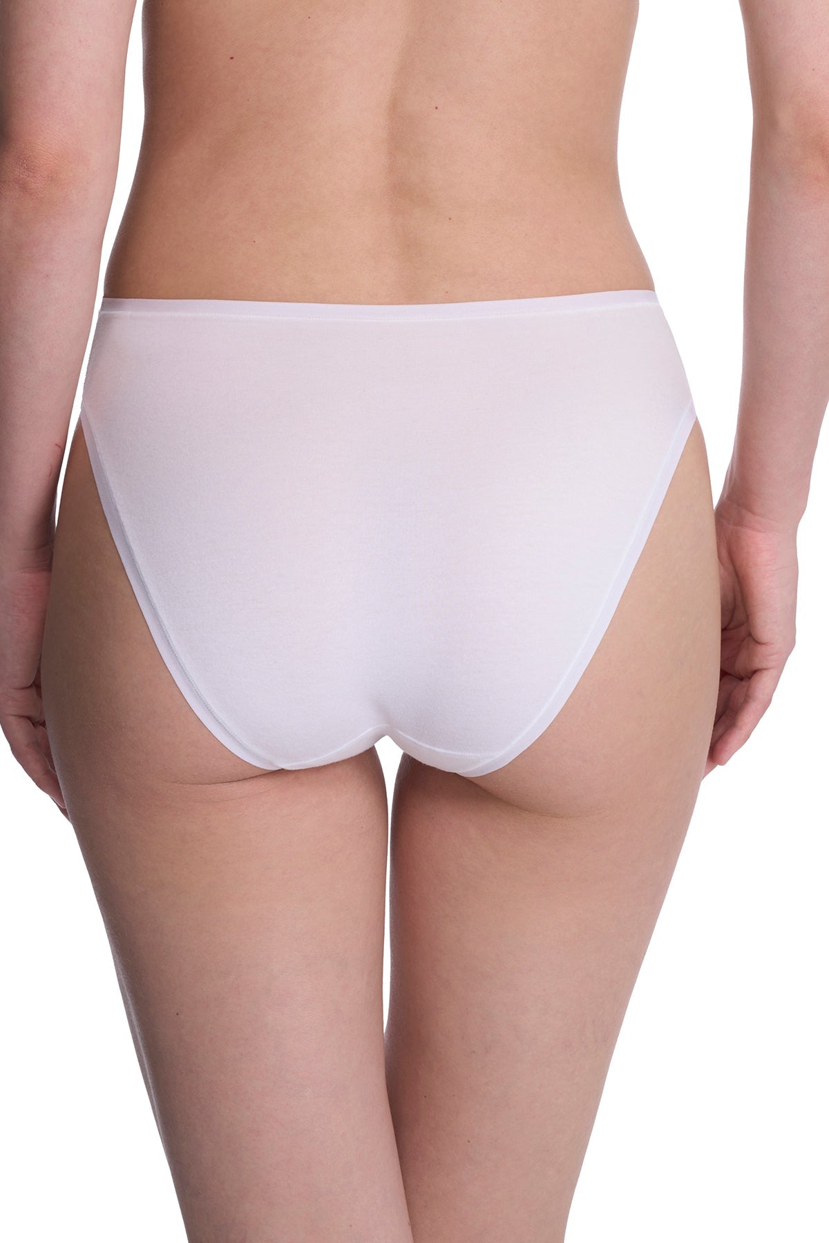Natori Bliss Bare Cotton High Cut Brief
