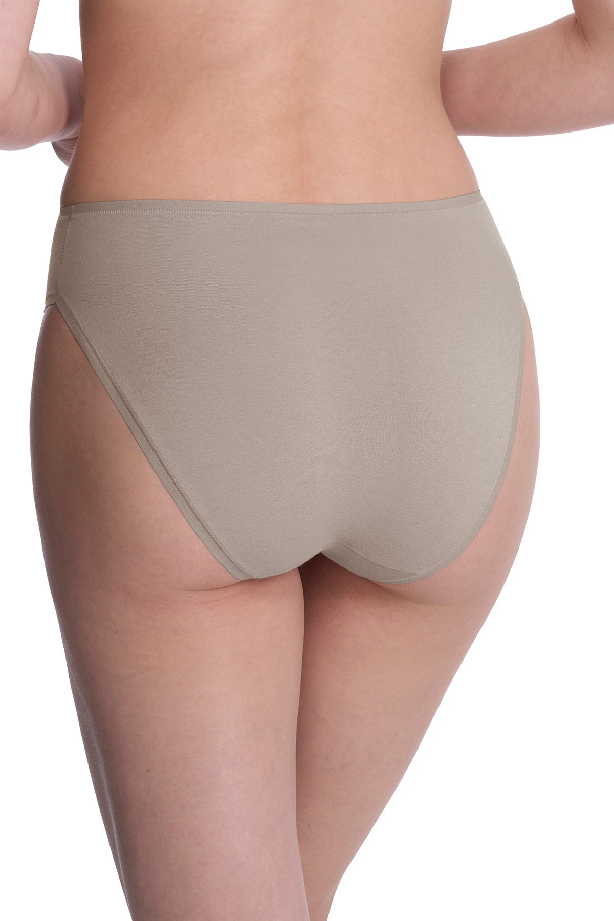 Natori Bliss Bare Cotton High Cut Brief