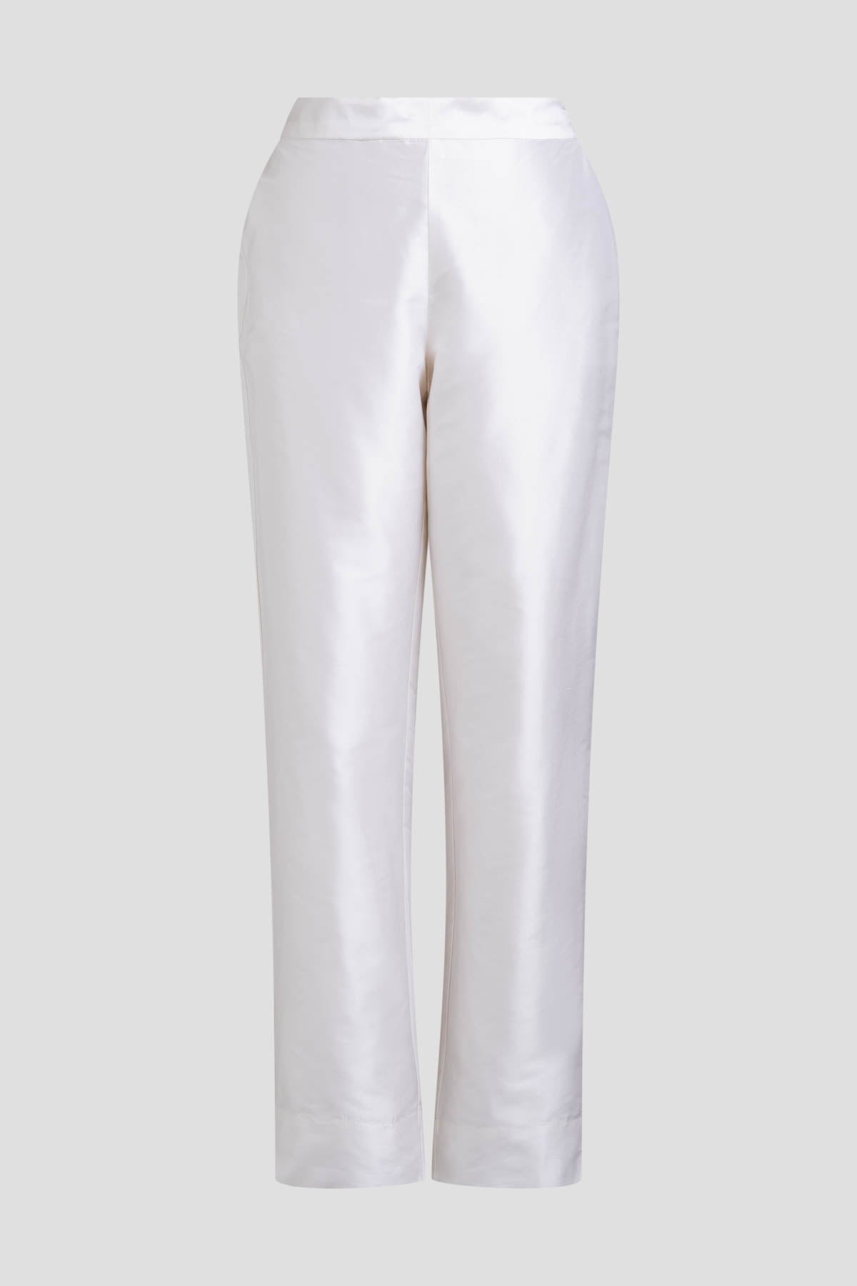 Natori Couture Silk Dupioni Tapered Pants