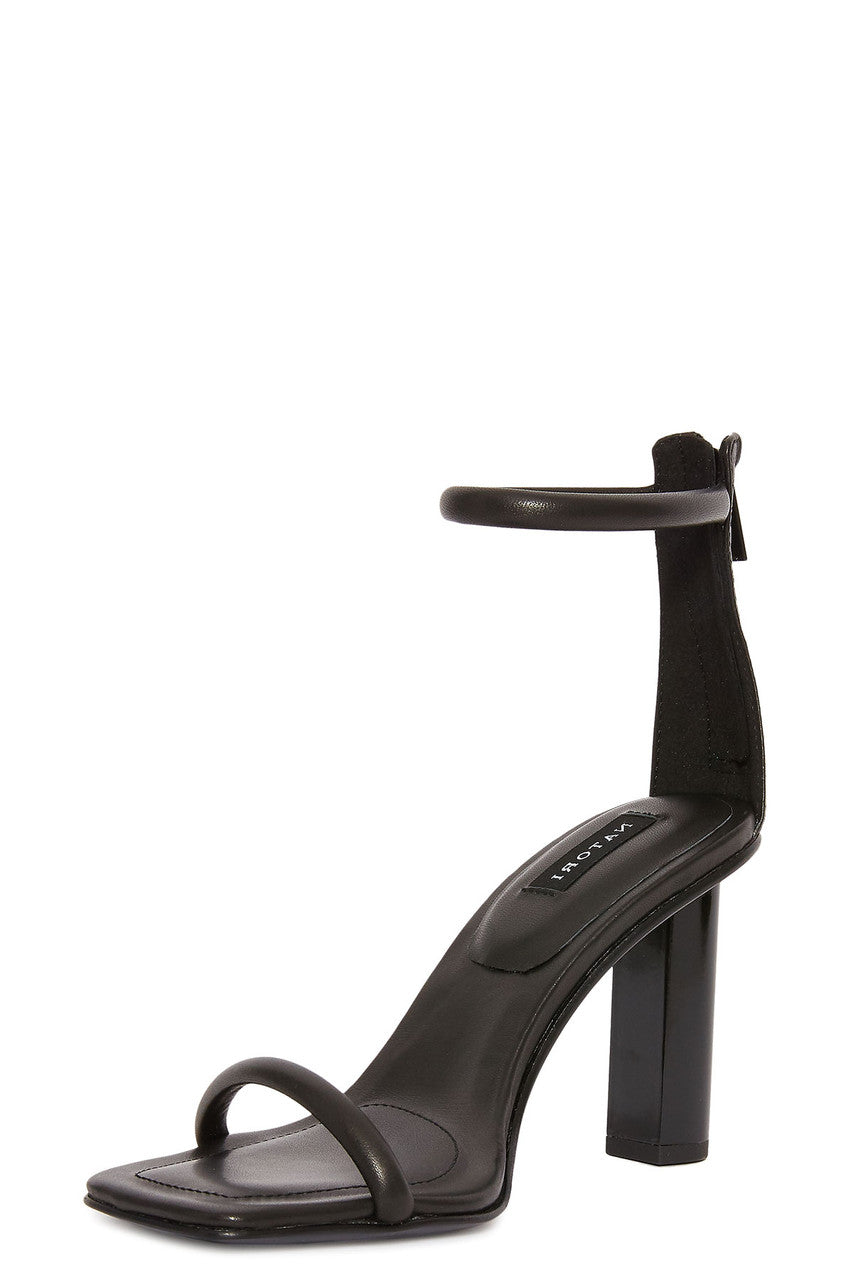 Natori Buy Glow Nappa Leather Block Heel Sandal in Black Online