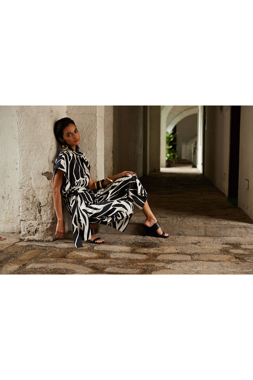 Natori Buy Balli High Wedge Slide Sandals in Black Online
