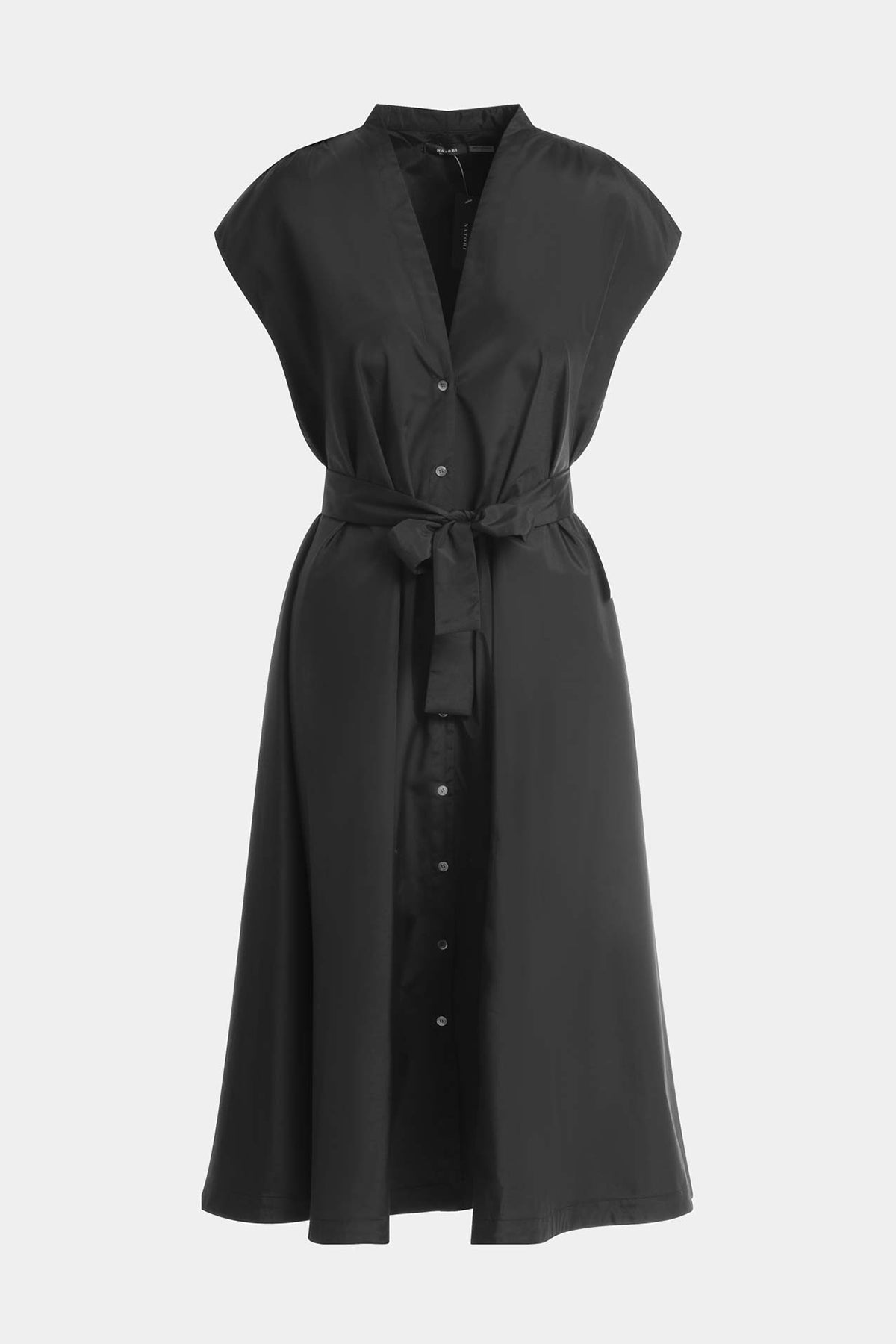 Natori Techno Poplin Tie Front Dress