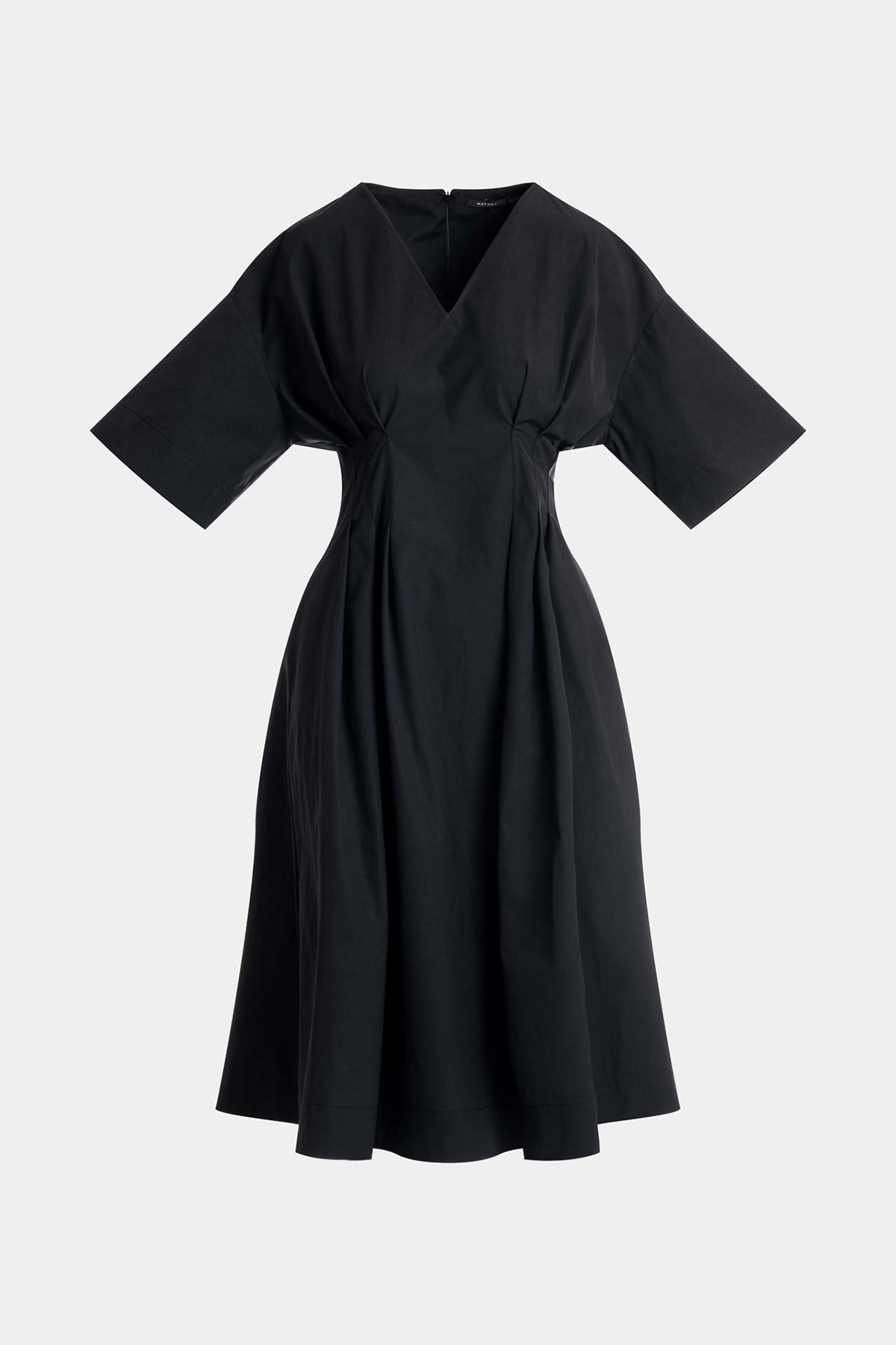 Natori Tech Cotton Taffeta V-Neck Dress
