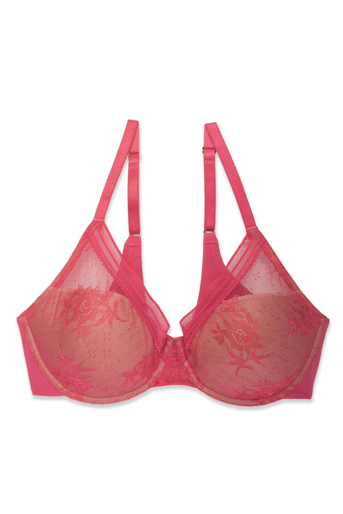 Natori Love Lace Full Coverage Plunge T-Shirt Bra