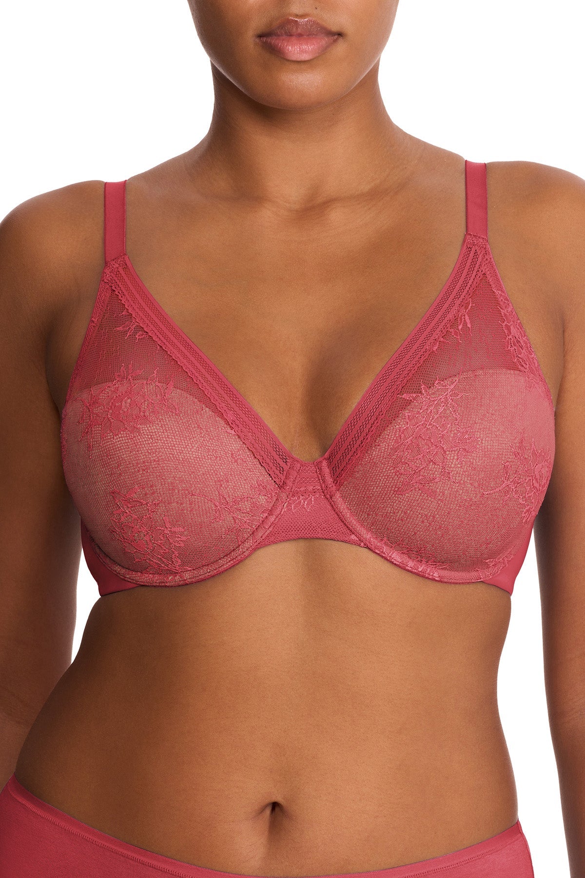 Natori Love Lace Full Coverage Plunge T-Shirt Bra