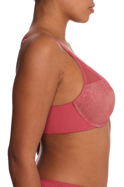 Natori Love Lace Full Coverage Plunge T-Shirt Bra
