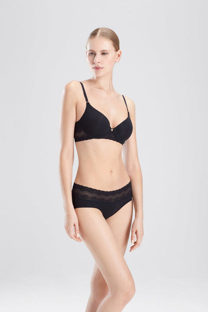 Natori Buy Bliss Perfection Contour Underwire Bra in Black Online
