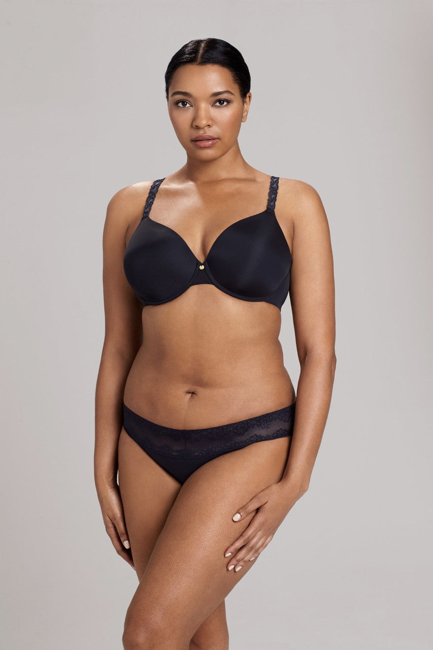 Natori Buy Pure Luxe Custom Coverage Contour Underwire Bra in Black/Combo Online