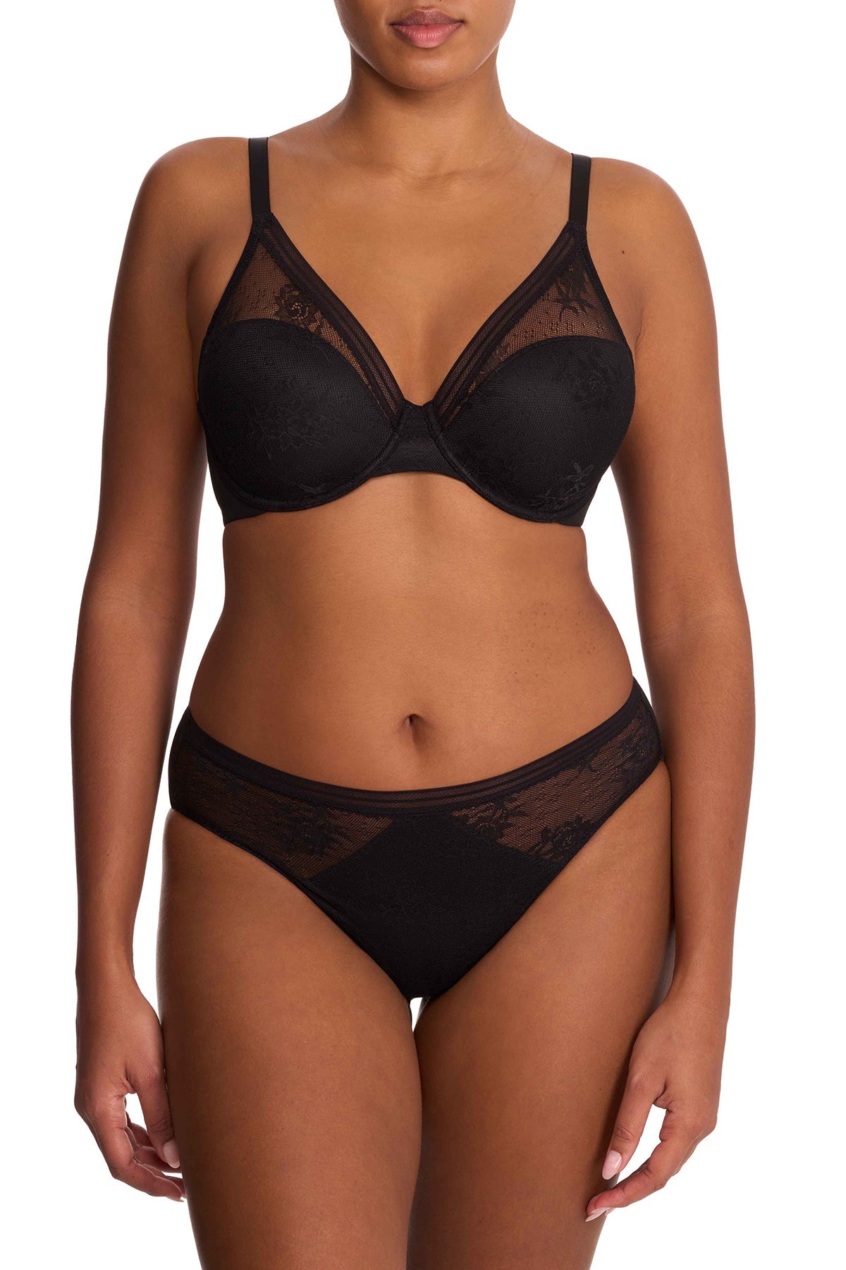 Natori Love Lace Full Coverage Plunge T-Shirt Bra