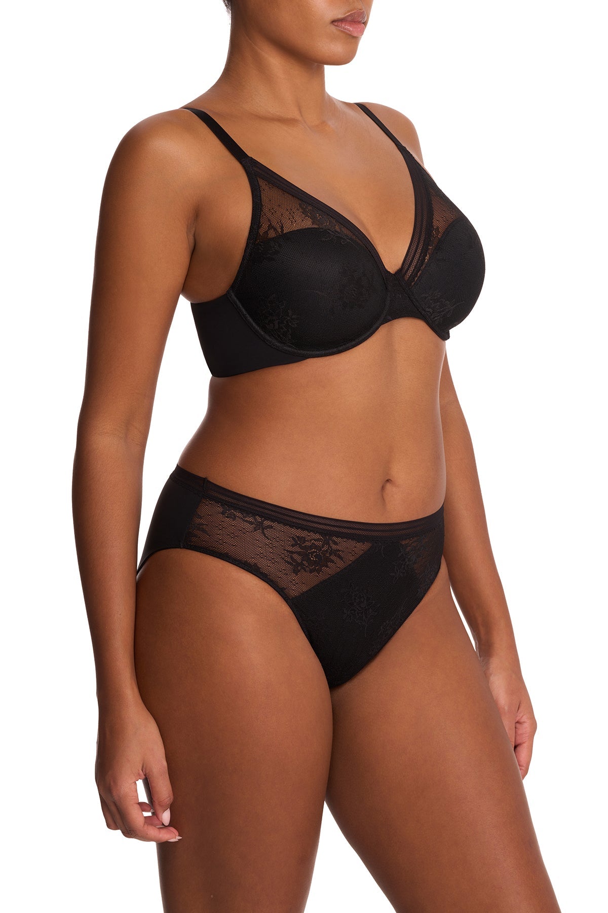 Natori Love Lace Full Coverage Plunge T-Shirt Bra