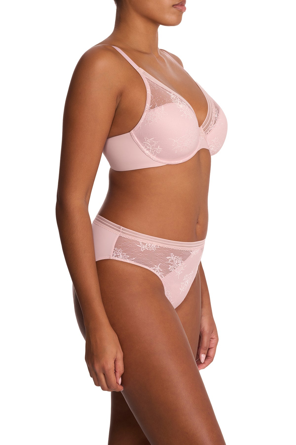 Natori Love Lace Full Coverage Plunge T-Shirt Bra