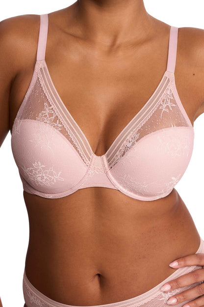 Natori Love Lace Full Coverage Plunge T-Shirt Bra