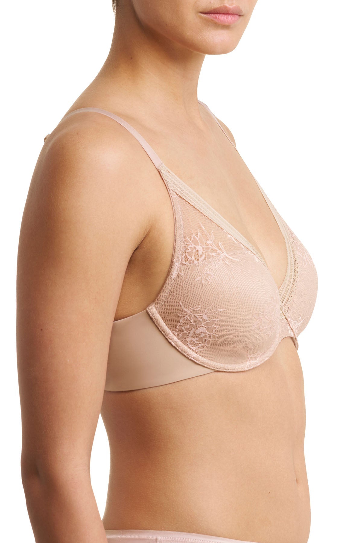 Natori Love Lace Full Coverage Plunge T-Shirt Bra