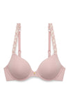 Pink Velvet/Ivory Rose