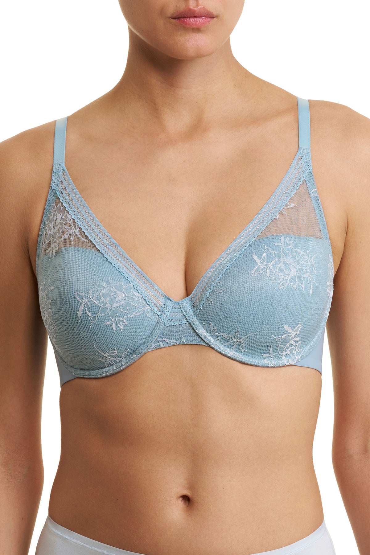 Natori Love Lace Full Coverage Plunge T-Shirt Bra
