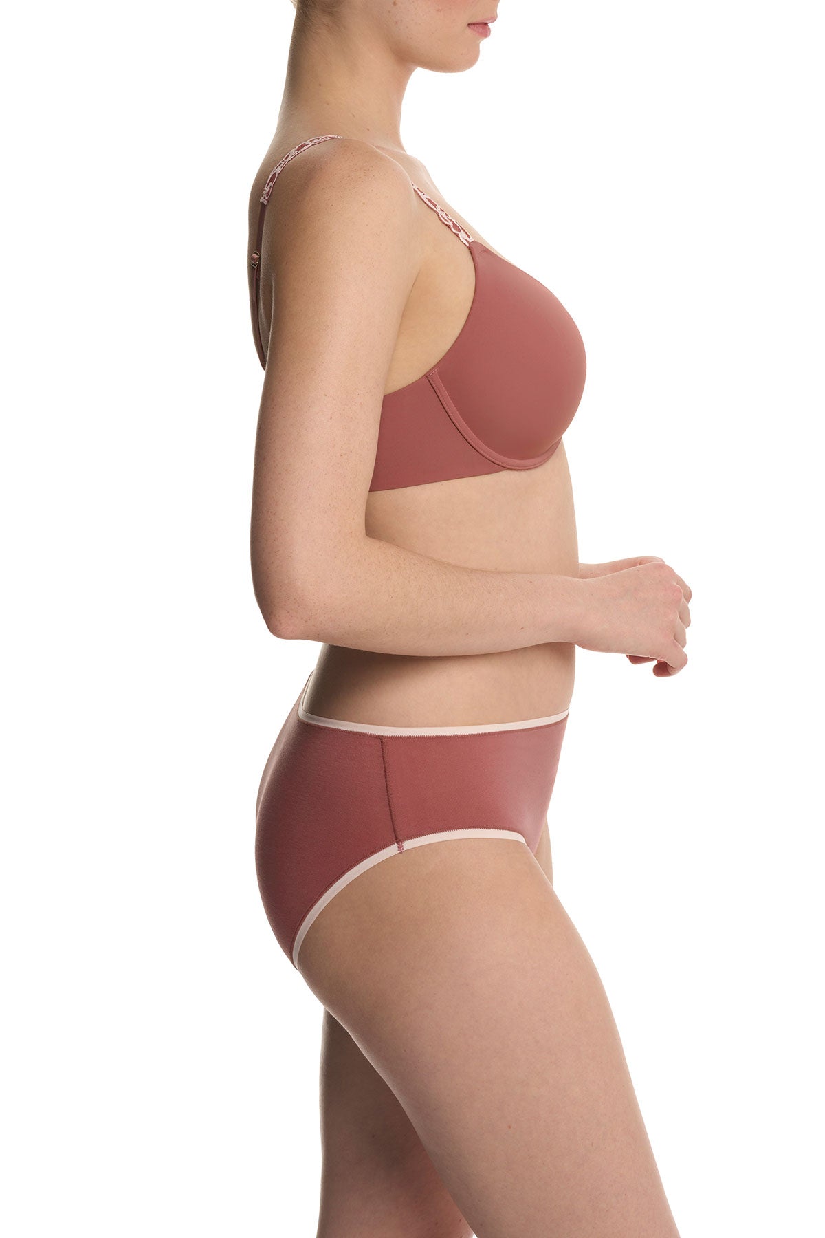Natori Pure Luxe Custom Coverage Contour Underwire Bra