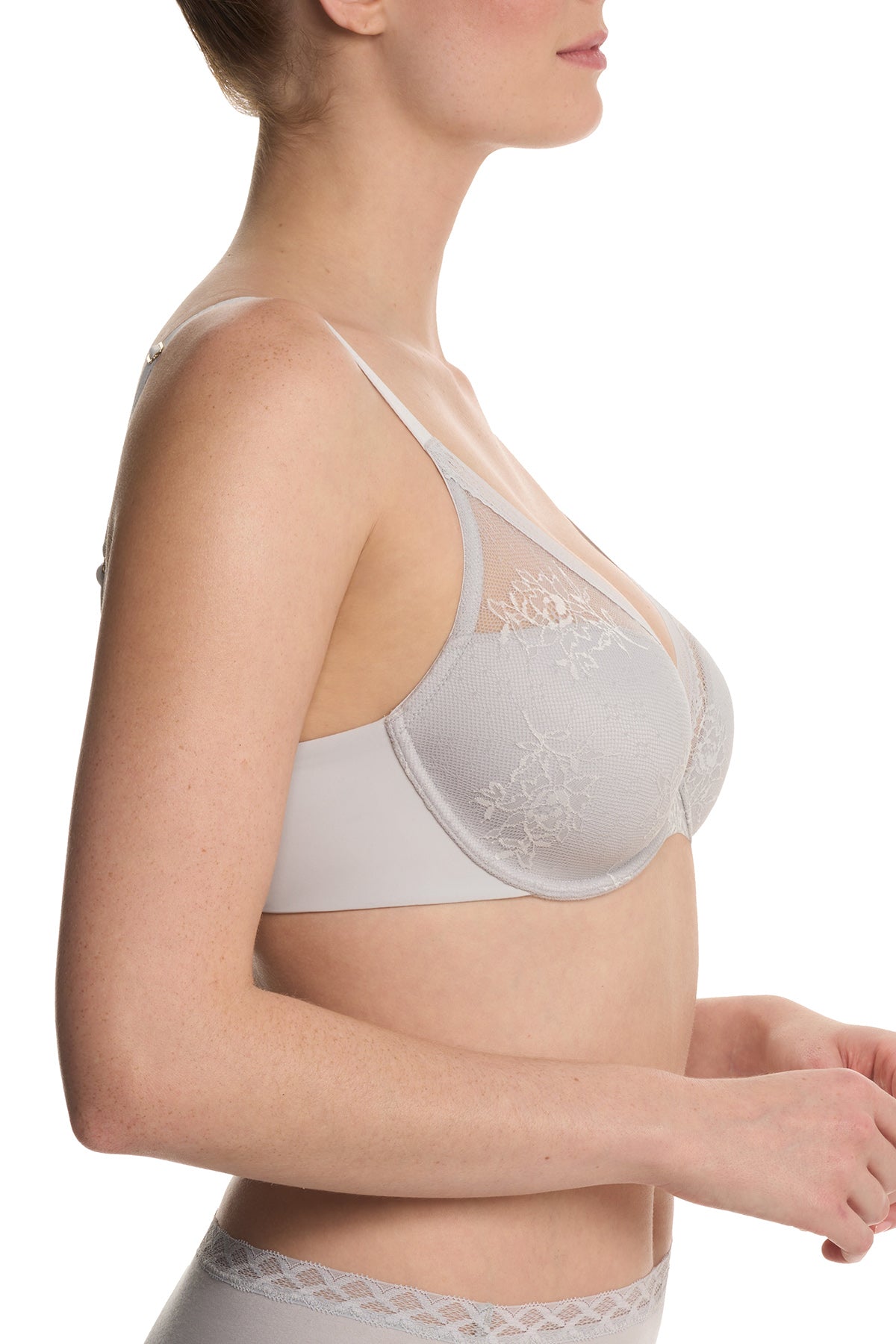 Natori Love Lace Full Coverage Plunge T-Shirt Bra
