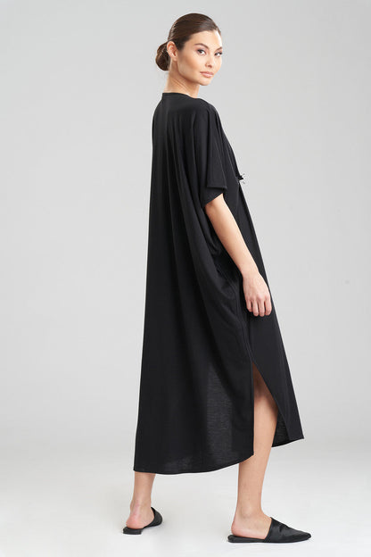 Natori Buy Shangri-La TENCEL™ Caftan in Black Online
