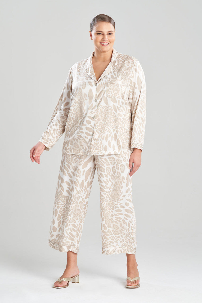 Natori Buy Luxe Leopard PJ in Sand Taupe Online