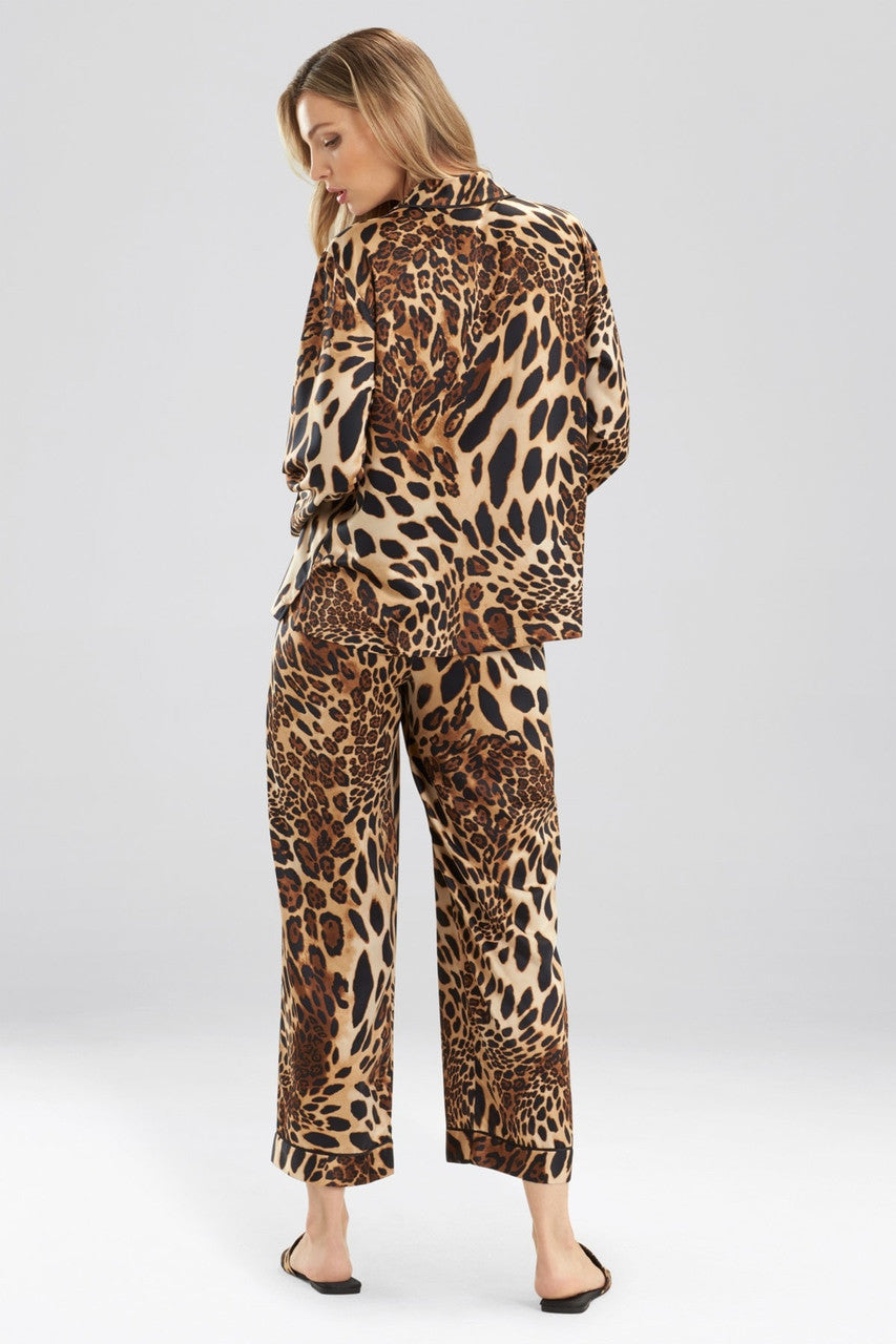 Natori Buy Luxe Leopard PJ in Chestnut Online