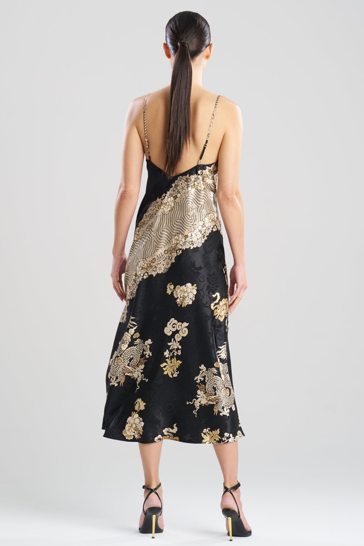 Natori Imperial Dragon Jacquard Slip Dress