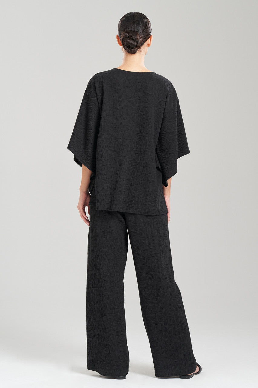 Natori Buy Onsen Cotton Kimono Top in Black Online