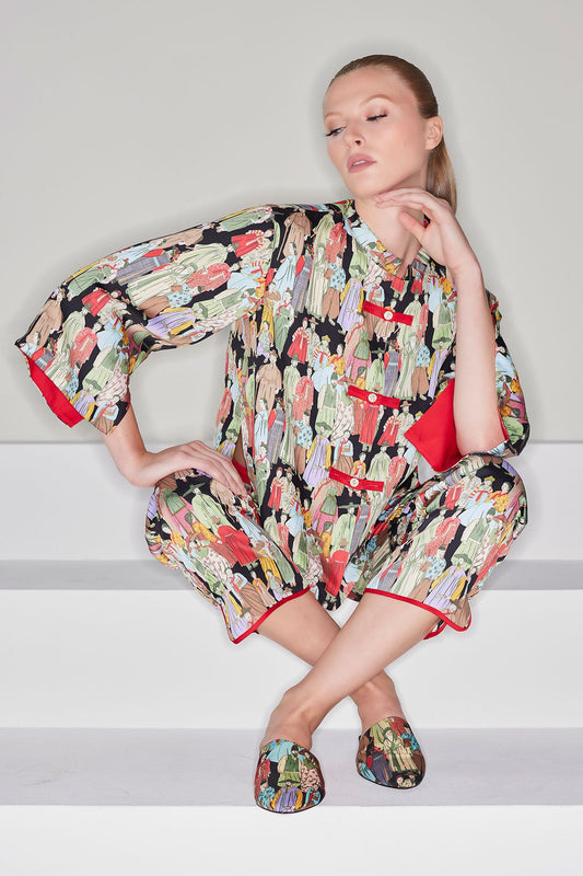 Natori Buy Dynasty PJ in Black Online