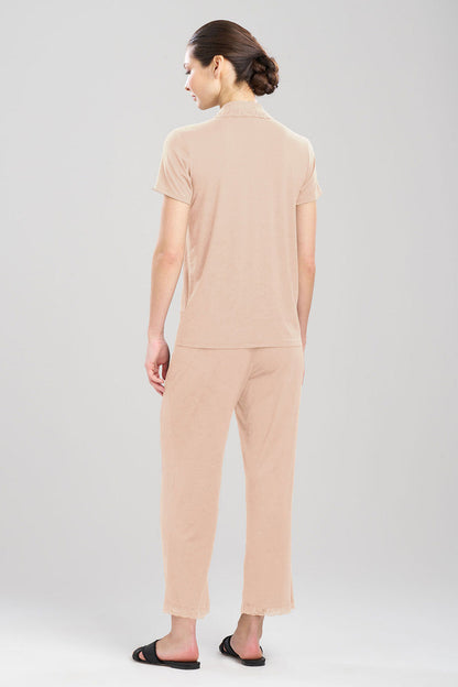 Natori Buy Feathers Essentials Lenzing™ Ecovero™ Viscose Lace Applique Trim PJ in Café Online