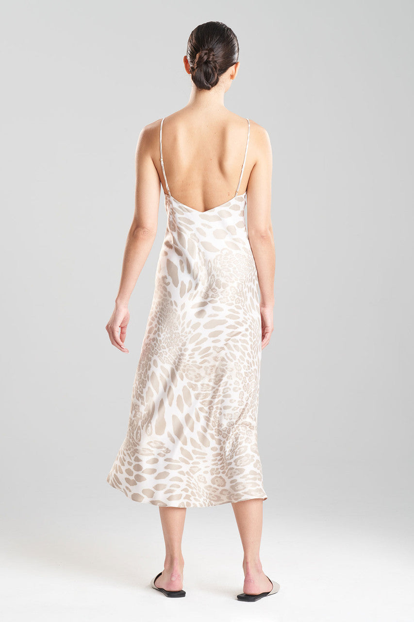 Natori Buy Luxe Leopard Gown in Sand Taupe Online