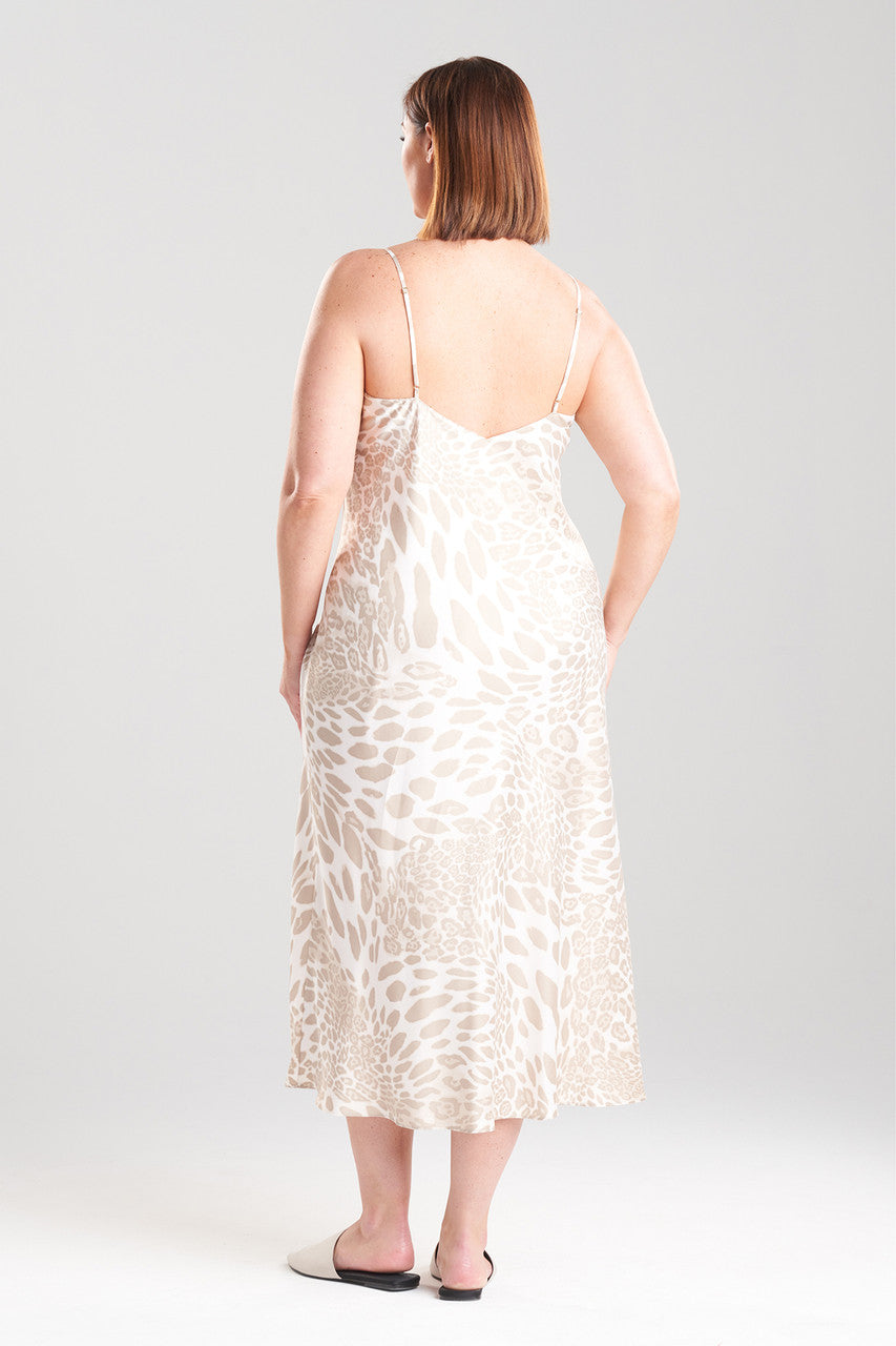 Natori Buy Luxe Leopard Gown in Sand Taupe Online