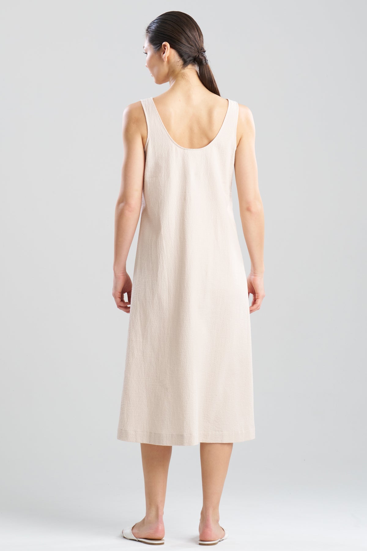 Natori Buy Onsen Cotton Tank Slip Dress in Sand Dune Online