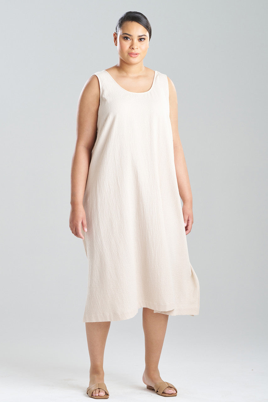 Natori Buy Onsen Cotton Tank Slip Dress in Sand Dune Online